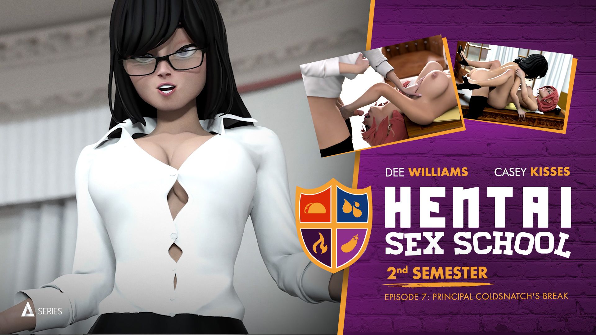 Episodio 7 Del Segundo Semestre: El Descanso Del Director Coldsnatch – 2nd Semester Episode 7: Principal Coldsnatch’s Break – Hentai Sex School